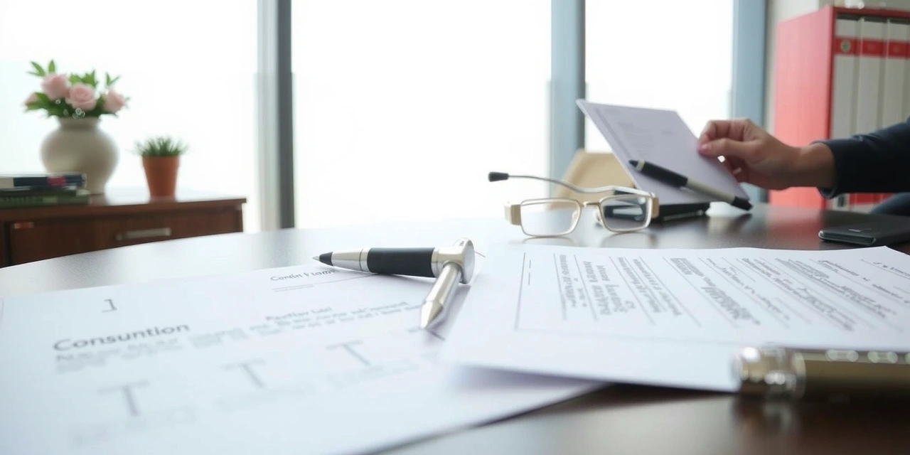 Formulaire de consentement annoté